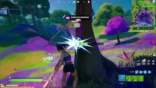 How to destroy alien trees in Fortnite