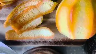 Orange peel water