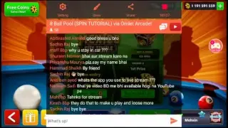 8 Ball Pool (ОБУЧЕНИЕ ПО ВРАЩЕНИЮ) через Omlet Arcade!