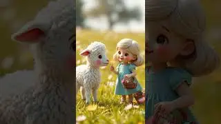 Lamb & Girl: A Sweet Friendship in the Meadow 🌸