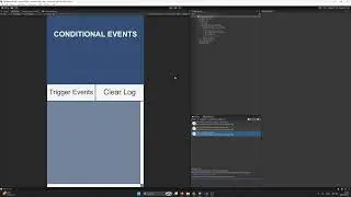 Conditional Events - Runtime Listeners