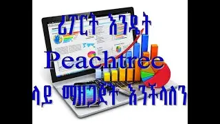 How to Prepare Report, print on Peachtree and send it to Excel  in Amharic