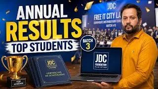 JDC FREE IT CITY LAHORE | CERTIFICATE DISTRIBUTION CEREMONY BATCH 3 | JDC FOUNDATION PAKISTAN