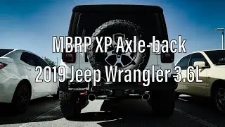 MBRP XP Axle-Back Muffler for Jeep Wrangler JL 3.6L