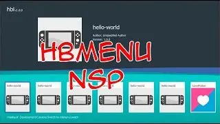 &iexcl;hbmenu NSP! Tutorial Nintendo Switch