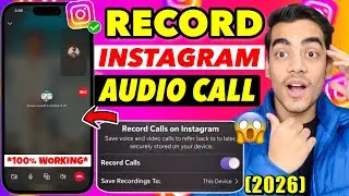 Instagram Call Recording Kaise Kare |How To Record Instagram Call 2026 Update |Instagram Call Record
