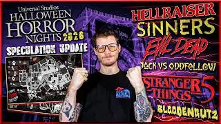 NEW Halloween Horror Nights 2026 Speculation Map UPDATE (HHN 35 Houses, Scarezones, and Shows)