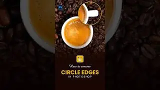 Pro Tip - How to remove circle edges #Photoshop #Tutorials #shorts