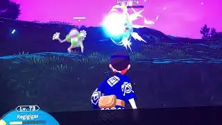 Random Encounter Shiny Mr. Mime in Space Time Distortion in Pok&eacute;mon Legends Arecus