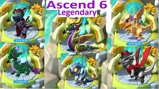 Ascend Six Legendary Dragons-Dragon Mania Legends | 5241 Happy Dragons | DML