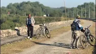 Cycling at Dholbaha dam