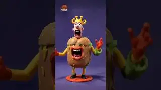 Burger Monster Battle | Creepy Food Horror Fight 🍔👹