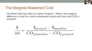 ENRG 482 Lecture 4 - The Marginal Abatement Cost of Carbon