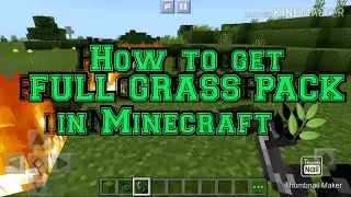 How to get FULL GRASS PACK in Minecraft!