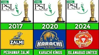 PSL Winners List 2016 to 2024 | PSL Winners List | HBL PSL