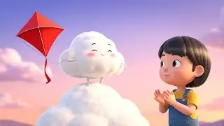 Shy Cloud Rode Along on a Paper Kite | Nursery Rhymes for Kids & Baby Songs