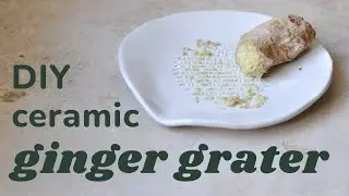 How to make a Ginger Grater // Garlic Grater // Pottery at Home DIY