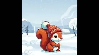 Das mutige Eichh&ouml;rnchen & das Winterabenteuer | Wintergeschichte f&uuml;r Kinder