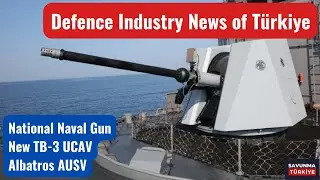 Defense Industry News T&uuml;rkiye | National Naval Gun TB-3 UCAV Albatros AUSV #news #defenseanalysis