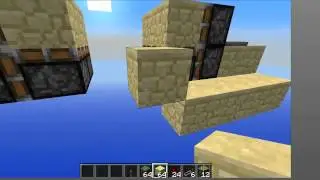 Minecraft 2x2 piston trapdoor [10x7x5]