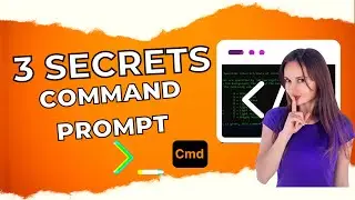 3 secrets command Prompt and ticks in windows 😍|Change CMD color #instrutronic