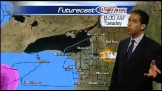 Monday morning weather forecast for December 23, 2013