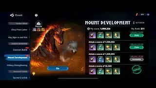 ⚔️ VIKING RISE ⚔️ : :KVK5 HELA's CURSE EXORCISM BATTLE PREPARATION DAY-5 MOUNT DEVELOPMENT 🐴🐺