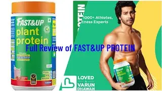 Fast&Up Plant Protein for Men with Superfoods & Multivitamins for Daily Diet| Fast&UP Protein Review