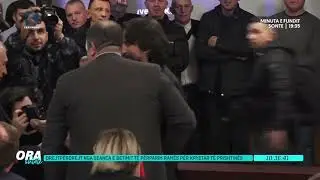Shpend Ahmeti i dor&euml;zon detyr&euml; dhe p&euml;rqafim P&euml;rparim Ram&euml;s - Klan Kosova