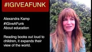 Alexandra Kamp #IGiveAFunk about reading