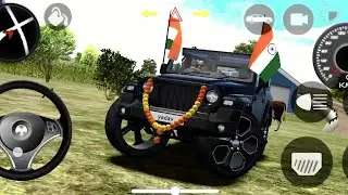 MAHINDRA THAR MODIFIED GAME CARS SIMULATOR 3D ( GADI WALA GAME)( SONG) CARTOON WALA GAME 🎮 MODIFIED