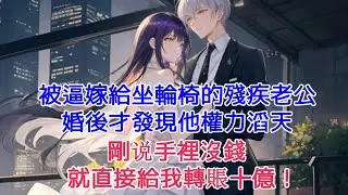 被逼嫁給坐輪椅的殘疾老公，婚後才發現他權力滔天,剛說手裡沒錢，就直接給我轉賬十億