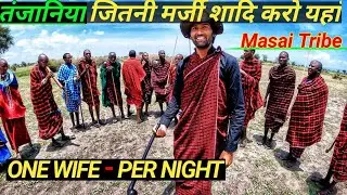 INDIAN VISITING AFRICAN MASAI TRIBE