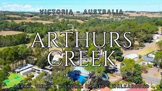 Aerial view - Historic images - Walkaround : Arthurs Creek Victoria Australia