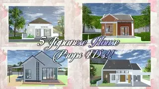 5 Japanese House 🏡 Props ID's 😎&bull; Sakura school simulator 🌸...