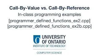 Call-By-Value vs. Call-By-Reference Parameters in C++