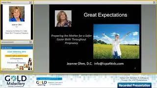 Interview with Jeanne Ohm for our 2018 GOLD Midwifery Online Conference