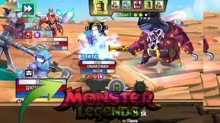 League 8 Battles with 2 Different Teams | Bounty Hunt (Monster Legends)
