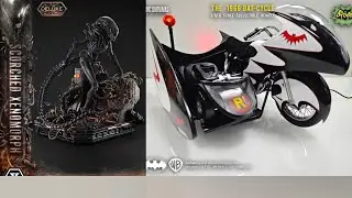 New Alien Romulus Scorched Xenomorph statue Prime 1 Studio Batman Bat Cycle 66 Jazzinc Diorama
