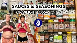Healthy Sauces & Seasonings for Weight Loss | Kitchen Staples That Helped Me Lose 70 Lbs (WW Points)
