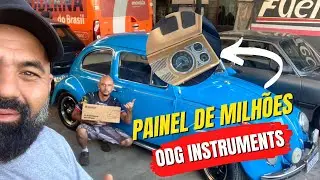 INSTALANDO PAINEL DE INSTRUMENTOS ODG NO FUSCA| Quadrado Crew