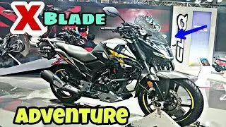 Honda Xblade Adventure Series Bike Walk Around Video In Hindi @Auto Expo 2018