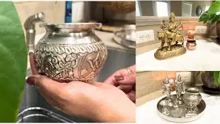How To Clean Silver, Brass & Copper Pooja Items | Easy Method To Clean Pooja Vessel |Ami's Lifestyle