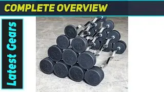 Body-Solid Rubber Coated Fixed Curl Barbells: Amazing Strength & Durability!