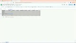 Simple Weekly Food Tracker Tutorial