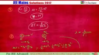 JEE Mains 2017 solutions, 3