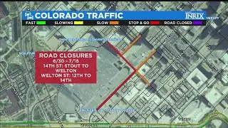 Denver Traffic Alert: Road Closures In Place Downtown Ahead Of MLB All-Star Week