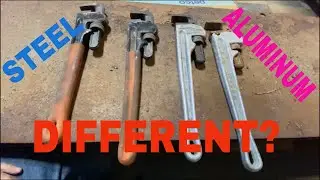 Ridgid Aluminum pipe wrench flea market find