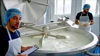 How Cheese is Made: From Farm to Table || Modern Dairy Farm and Cheese Production Process Explained