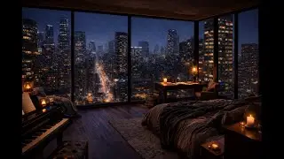 3 Hours of Rain & Piano | Calm Night Ambience for Relaxation